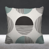Dubo Abstract Outdoor Reversible Throw Square Pillow