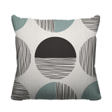 Dubo Abstract Outdoor Reversible Throw Square Pillow