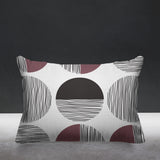 Dubo Abstract Outdoor Reversible Throw Rectangular Pillow