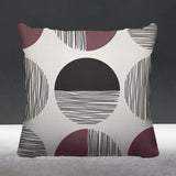 Dubo Abstract Outdoor Reversible Throw Square Pillow