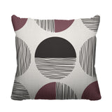 Dubo Abstract Outdoor Reversible Throw Square Pillow