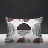 Dubo Abstract Outdoor Reversible Throw Rectangular Pillow