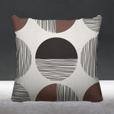 Dubo Abstract Outdoor Reversible Throw Square Pillow