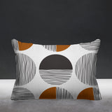 Dubo Abstract Outdoor Reversible Throw Rectangular Pillow