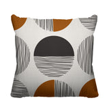 Dubo Abstract Outdoor Reversible Throw Square Pillow