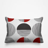 Dubo Abstract Outdoor Reversible Throw Rectangular Pillow