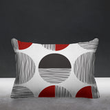 Dubo Abstract Outdoor Reversible Throw Rectangular Pillow