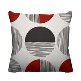 Dubo Abstract Outdoor Reversible Throw Square Pillow