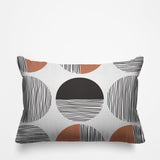 Dubo Abstract Outdoor Reversible Throw Rectangular Pillow