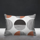 Dubo Abstract Outdoor Reversible Throw Rectangular Pillow