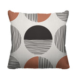 Dubo Abstract Outdoor Reversible Throw Square Pillow