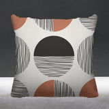 Dubo Abstract Outdoor Reversible Throw Square Pillow