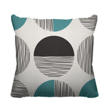 Dubo Abstract Outdoor Reversible Throw Square Pillow