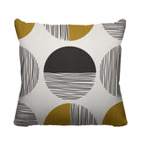 Dubo Abstract Outdoor Reversible Throw Square Pillow