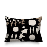 Dunn Abstract Reversible Indoor/Outdoor Rectangular Pillow
