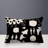 Dunn Abstract Reversible Indoor/Outdoor Rectangular Pillow