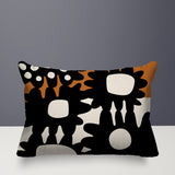 Dunn Abstract Reversible Indoor/Outdoor Rectangular Pillow