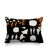 Dunn Abstract Reversible Indoor/Outdoor Rectangular Pillow