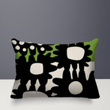 Dunn Abstract Reversible Indoor/Outdoor Rectangular Pillow