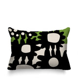 Dunn Abstract Reversible Indoor/Outdoor Rectangular Pillow