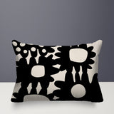 Dunn Abstract Reversible Indoor/Outdoor Rectangular Pillow