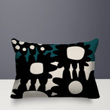 Dunn Abstract Reversible Indoor/Outdoor Rectangular Pillow