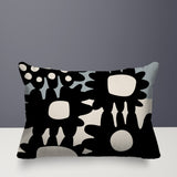 Dunn Abstract Reversible Indoor/Outdoor Rectangular Pillow
