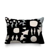Dunn Abstract Reversible Indoor/Outdoor Rectangular Pillow