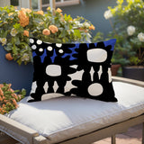 Dunn Abstract Reversible Indoor/Outdoor Rectangular Pillow