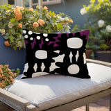 Dunn Abstract Reversible Indoor/Outdoor Rectangular Pillow