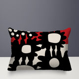 Dunn Abstract Reversible Indoor/Outdoor Rectangular Pillow