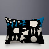 Dunn Abstract Reversible Indoor/Outdoor Rectangular Pillow
