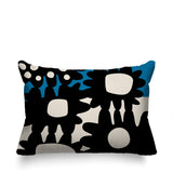 Dunn Abstract Reversible Indoor/Outdoor Rectangular Pillow