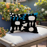 Dunn Abstract Reversible Indoor/Outdoor Rectangular Pillow