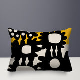 Dunn Abstract Reversible Indoor/Outdoor Rectangular Pillow