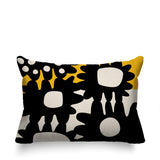 Dunn Abstract Reversible Indoor/Outdoor Rectangular Pillow