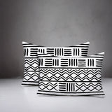 Luva Tribal 2 Sets Indoor/Outdoor Reversible Rectangular Pillow