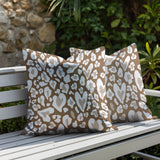 Bobbi Zebra Print Indoor/Outdoor Reversible Square Pillow