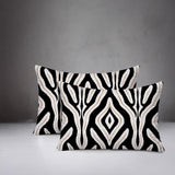Niels Zebra Print Indoor/Outdoor Reversible Rectangular Pillow