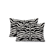 Eden Zebra Print Indoor/Outdoor Reversible Rectangular Pillow