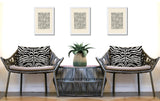 Eden Zebra Print Indoor/Outdoor Reversible Rectangular Pillow