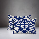 Eden Zebra Print Indoor/Outdoor Reversible Rectangular Pillow