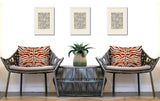 Eden Zebra Print Indoor/Outdoor Reversible Rectangular Pillow