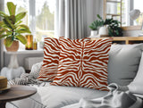 Eden Zebra Print Indoor/Outdoor Reversible Square Pillow