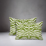 Eden Zebra Print Indoor/Outdoor Reversible Rectangular Pillow