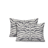 Eden Zebra Print Indoor/Outdoor Reversible Rectangular Pillow