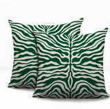 Eden Zebra Print Indoor/Outdoor Reversible Square Pillow