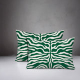 Eden Zebra Print Indoor/Outdoor Reversible Rectangular Pillow