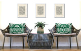 Eden Zebra Print Indoor/Outdoor Reversible Rectangular Pillow