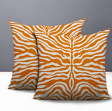 Eden Zebra Print Indoor/Outdoor Reversible Square Pillow